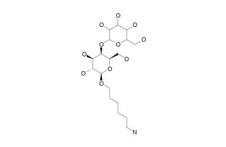 6-AMINOHEXYL-ALPHA-D-GALACTOPYRANOSYL-(1->4)-BETA-D-GALACTOPYRANOSIDE