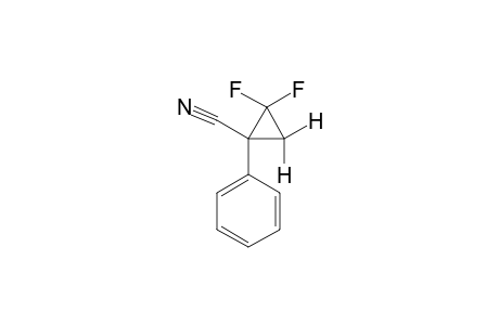 2,2-DIFLUORO-1-PHENYLCYCLOPROPANECARBONITRILE