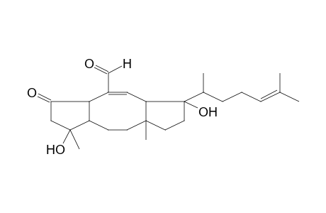6-(1,5-Dimethyl-hex-4-enyl)-1,6-dihydroxy-1,8a-dimethyl-3-oxo-1,2,3,3a,5a,6,7,8,8a,9,10,10a-dodecahydrodicyclopenta[a,e]cyclooctene