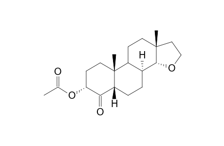 4-OXO-15-OXA-5-beta,18-alpha,14-beta-ANDROSTAN-3-alpha-YL-ACETATE