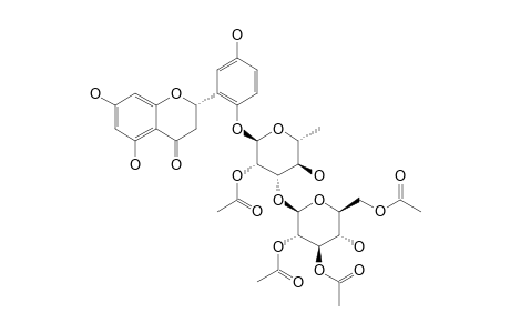 (2-S)-5,7,5'-TRIHYDROXYFLAVANONE_2'-O-BETA-D-3,4,6-TRI-O-ACETYLGLUCOPYRANOSYL-(1->3)-ALPHA-L-2-O-ACETYLRHAMNOPYRANOSIDE