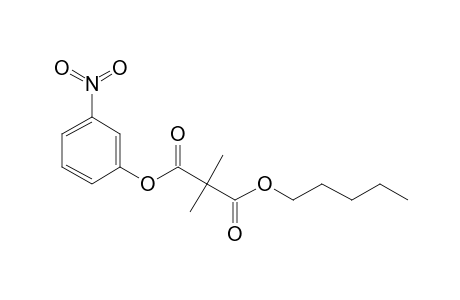 Dimethylmalonic acid, 3-nitrophenyl pentyl ester