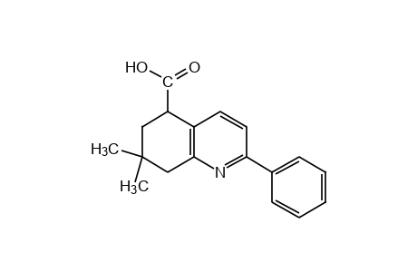 7,7-dimethyl-2-phenyl-5,6,7,8-tetrahydro-5-quinolinecarboxylic acid