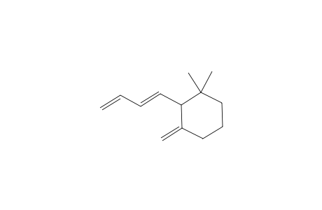 Cyclohexane, 2-(1,3-butadienyl)-1,1-dimethyl-3-methylene-, (E)-