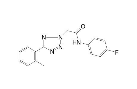 N-(4-Fluoro-phenyl)-2-(5-o-tolyl-tetrazol-2-yl)-acetamide