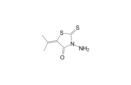 3-amino-5-(1-methylethylidene)-2-thioxo-1,3-thiazolidin-4-one