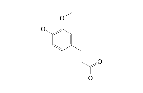 3-(4-Hydroxy-3-methoxyphenyl)propionic acid
