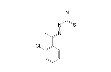 1-(o-chloro-alpha-methylbenzylidene)-3-thiosemicarbazide