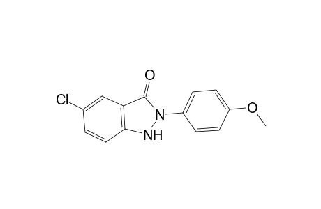 3H-Indazol-3-one, 5-chloro-1,2-dihydro-2-(4-methoxyphenyl)-