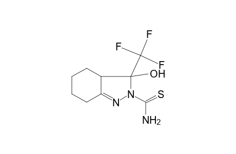 3,3a,4,5,6,7-HEXAHYDRO-3-HYDROXYTHIO-3-(TRIFLUOROMETHYL)-2H-INDAZOLE-2-CARBOXAMIDE