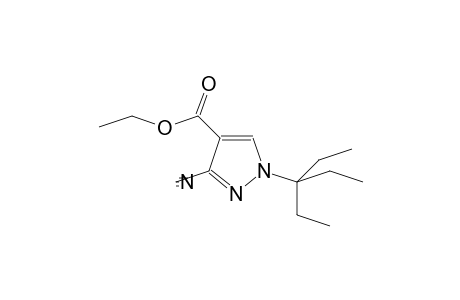 3-cyano-1-(1,1-diethylpropyl)pyrazole-4-carboxylic acid ethyl ester