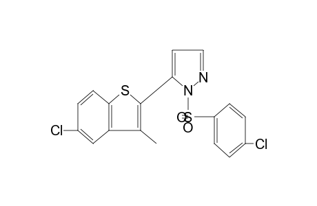 5-(5-chloro-3-methylbenzo[b]thien-2-yl)-1-[(p-chlorophenyl)sulfonyl]pyrazole