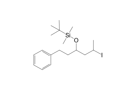 tert-Butyl((5-iodo-1-phenylhexan-3-yl)oxy)dimethylsilane