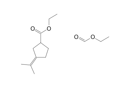 1,2-Cyclopentanedicarboxylic acid, 4-(1-methylethylidene)-, diethyl ester, trans-