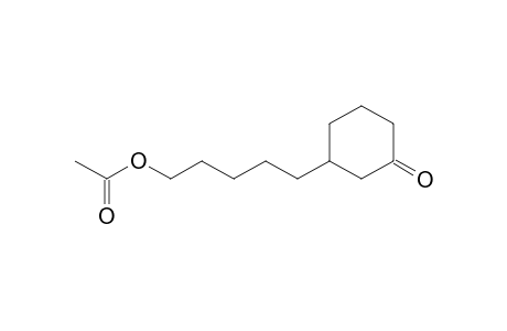 5-(3-Oxocyclohexyl)pentyl acetate