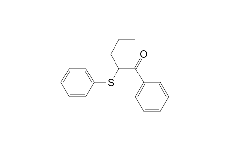 1-Pentanone, 1-phenyl-2-(phenylthio)-