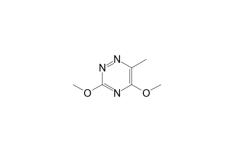 3,5-Dimethoxy-6-methyl-1,2,4-triazine