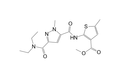 methyl 2-[({3-[(diethylamino)carbonyl]-1-methyl-1H-pyrazol-5-yl}carbonyl)amino]-5-methyl-3-thiophenecarboxylate