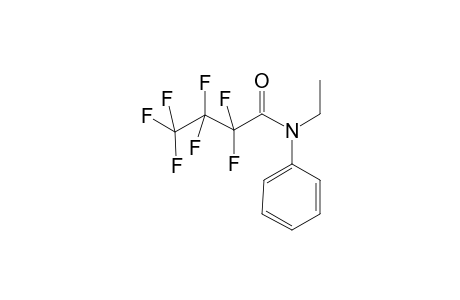 N-Ethylaniline, N-heptafluorobutyryl-