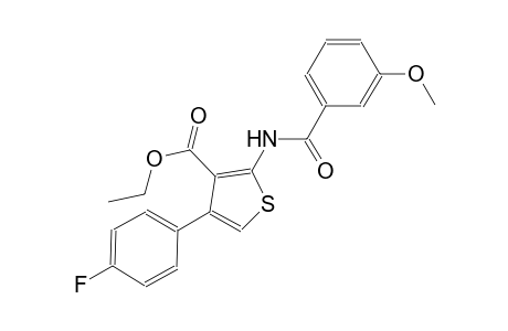 ethyl 4-(4-fluorophenyl)-2-[(3-methoxybenzoyl)amino]-3-thiophenecarboxylate