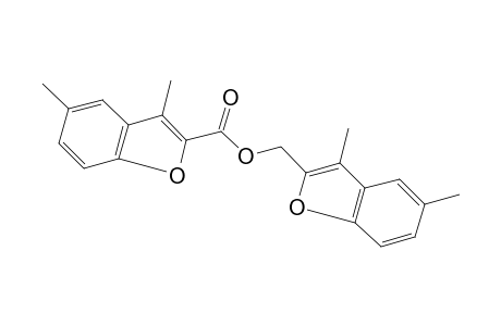 3,5-dimethyl-2-benzofurancarboxlic acid, (3,5-dimethyl-2-benzofuranyl)methyl ester