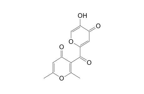 2',4'-dimethyl-5-hydroxy-2,3'-carbonyldi-4H-pyran-4-one
