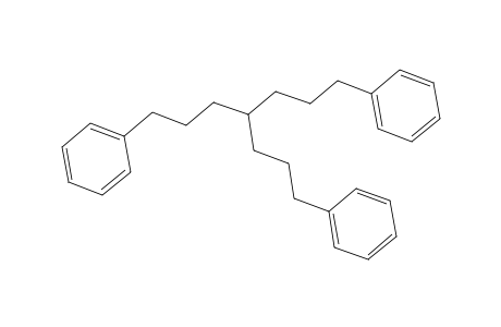 Benzene, 1,1'-[4-(3-phenylpropyl)-1,7-heptanediyl]bis-