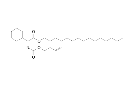 Glycine, 2-cyclohexyl-N-(but-3-en-1-yl)oxycarbonyl-, pentadecyl ester