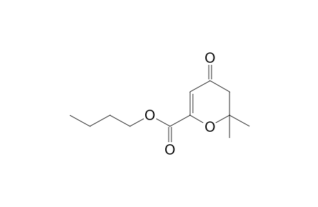 3,4-dihydro-2,2-dimethyl-4-oxo-2H-pyran-6-carboxylic acid, butyl ester