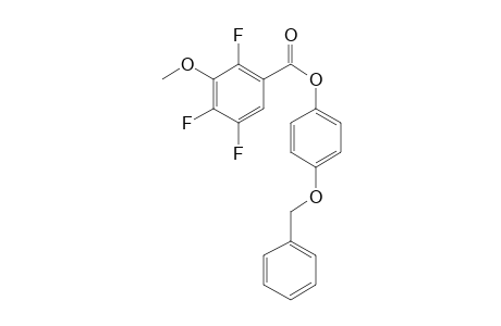 2,4,5-Trifluoro-3-methoxybenzoic acid, 4-benzyloxyphenyl ester