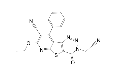 8-CYANO-3-CYANOMETHYL-7-ETHOXY-4-OXO-9-PHENYL-3,4-DIHYDROPYRIDO-[3',2':4,5]-THIENO-[3,2-D]-1,2,3-TRIAZINE