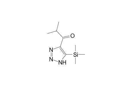 1-Propanone, 2-methyl-1-[5-(trimethylsilyl)-1H-1,2,3-triazol-4-yl]-