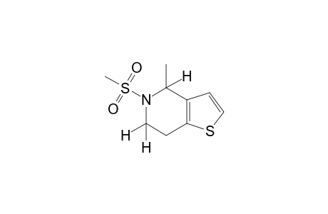 4-methyl-5-(methylsulfonyl)-4,5,6,7-tetrahydrothieno[3,2-c]pyridine