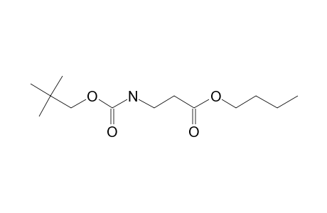 .beta.-Alanine, N-neopentyloxycarbonyl-, butyl ester