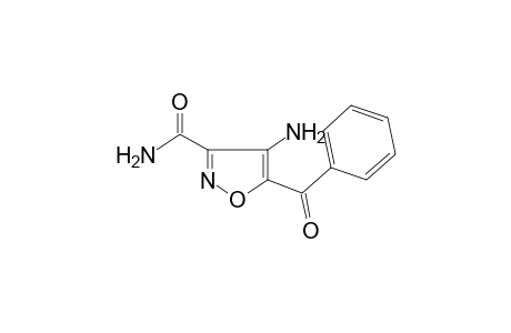 4-Amino-5-benzoyl-isoxazole-3-carboxylic acid amide