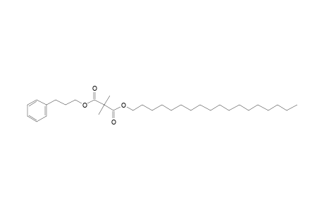 Dimethylmalonic acid, octadecyl 3-phenylpropyl ester