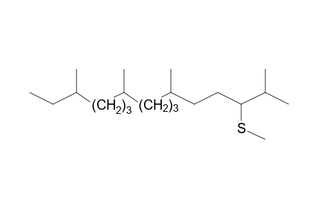 Hexadecane, 2,6,10,14-tetramethyl-3-(methylthio)-