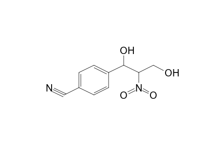 Benzonitrile, 4-(1,3-dihydroxy-2-nitropropyl)-, (R*,R*)-(.+-.)-