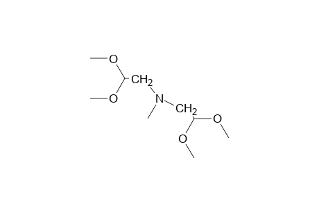 ACETALDEHYDE, /METHYLIMINO/DI-, BIS/DIMETHYL ACETAL/