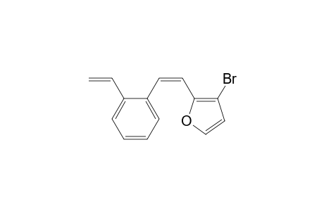 cis-3-Bromo-2-[2-(2-vinylphenyl)ethenyl]furan