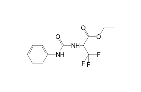 Propanoic acid, 3,3,3-trifluoro-2-[[(phenylamino)carbonyl]amino]-, ethyl ester