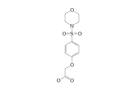 [p-(morpholinosulfonyl)phenoxy]acetic acid