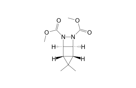 Dimethyl(1.alpha.,2.beta.,4.beta.,5.alpha.)-3,3-dimethyl-6,7-diazatricyclo[3.2.0.0(2,4)]heptane-6,7-dicarboxylate