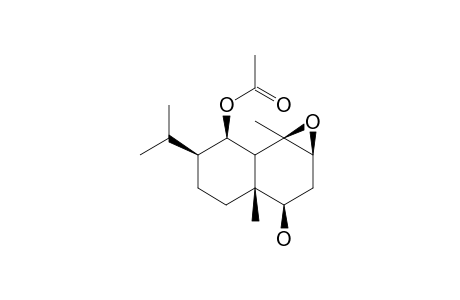 1.beta.-Hydroxy-6.beta.-acetoxy-3-epoxy-eudesmane