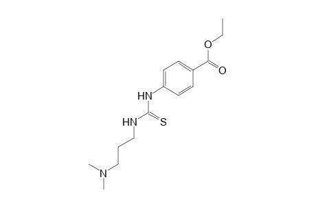 p-{3-[3-(dimethylamino)propyl-2-thioureido}benzoic acid, ethyl ester
