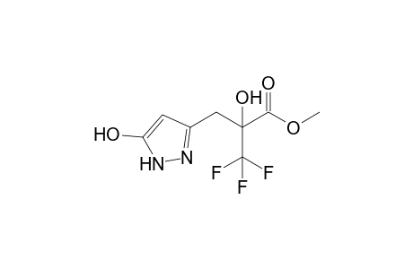 Methyl .alpha.,5-dihydroxy-.alpha.-(trifluoromethyl)-1H-pyrazole-3-propanoate