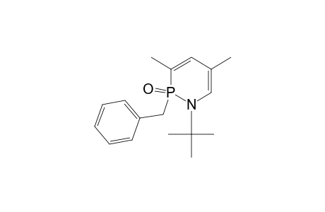 1,2-Azaphosphorine, 1-(1,1-dimethylethyl)-1,2-dihydro-3,5-dimethyl-2-(phenylmethyl)-, 2-oxide