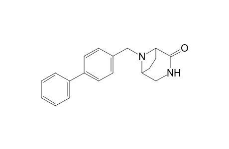 8-[(4-biphenylyl)methyl]-3,8-diazabicyclo[3.2.1]octan-2-one