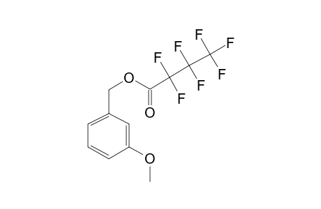 3-Methoxybenzyl alcohol, heptafluorobutyrate