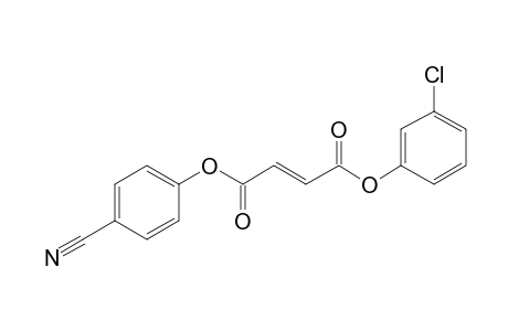 Fumaric acid, 4-cyanophenyl 3-chlorophenyl ester